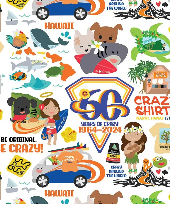 Trinkets>Crazy Shirts Eden In Love X 60Th Anniversary Cooler Bag