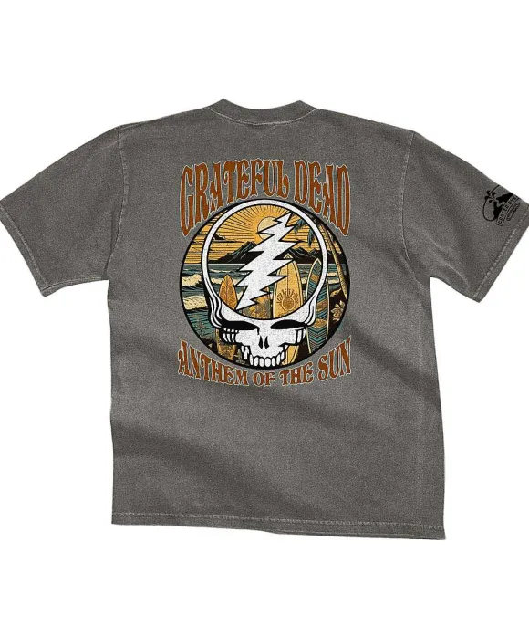 T-Shirts>Crazy Shirts Grateful Dead Anthem Of The Sun - Crater Dyed® Short Sleeve Crewneck T-Shirt