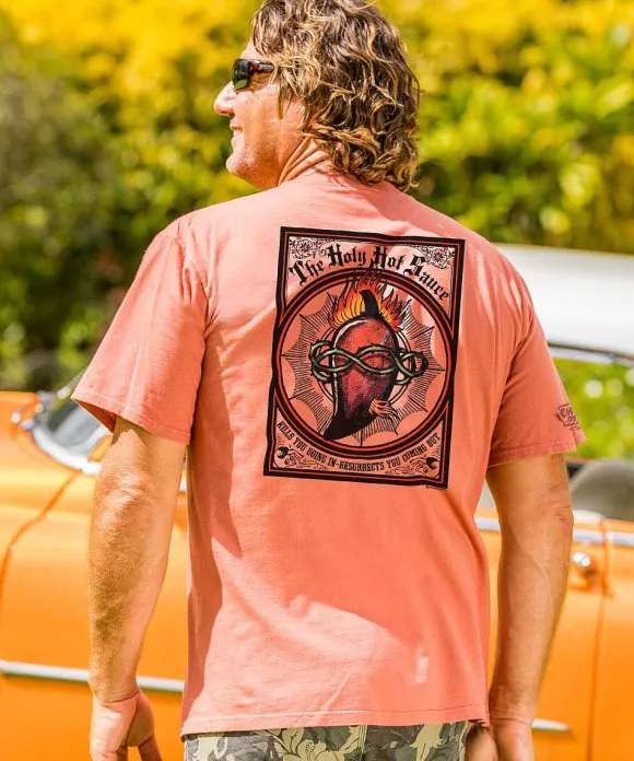 T-Shirts>Crazy Shirts Holy Hot Sauce - Chile Dyed Short Sleeve Crewneck T-Shirt