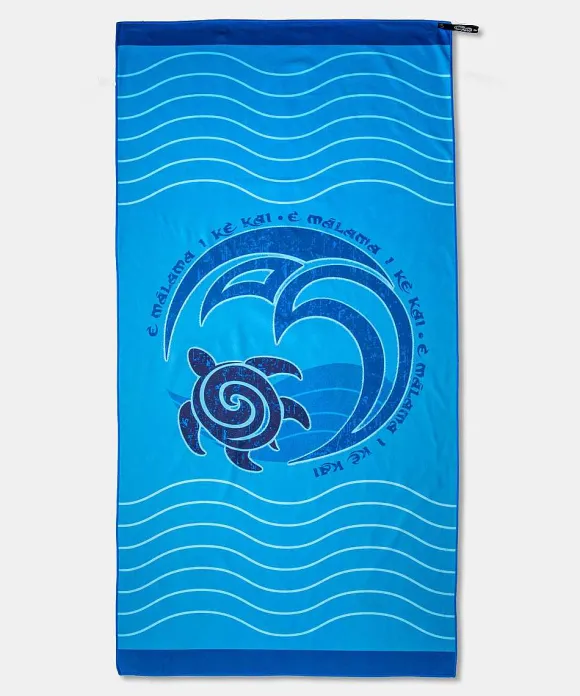 Towels>Crazy Shirts Malama - Microfiber Beach Towel