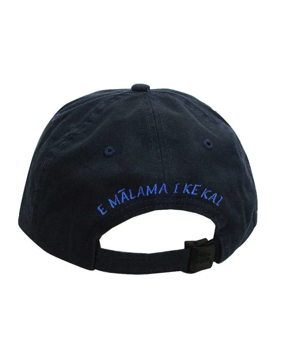 Hats>Crazy Shirts Malama Pono - Navy Twill Hat