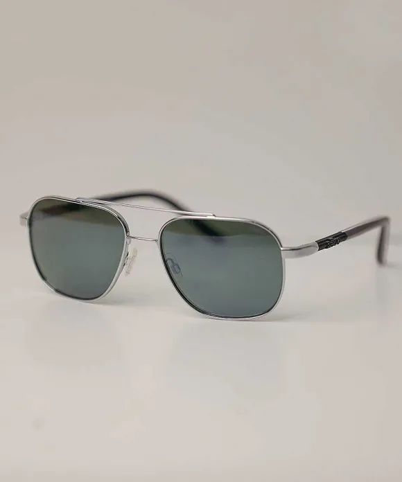 Sunglasses>Crazy Shirts Revo Harrison Chrome/Smoky Green - Sunglasses