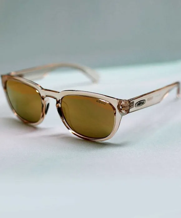 Sunglasses>Crazy Shirts Revo Zinger Crystal Sand/Champagne - Sunglasses