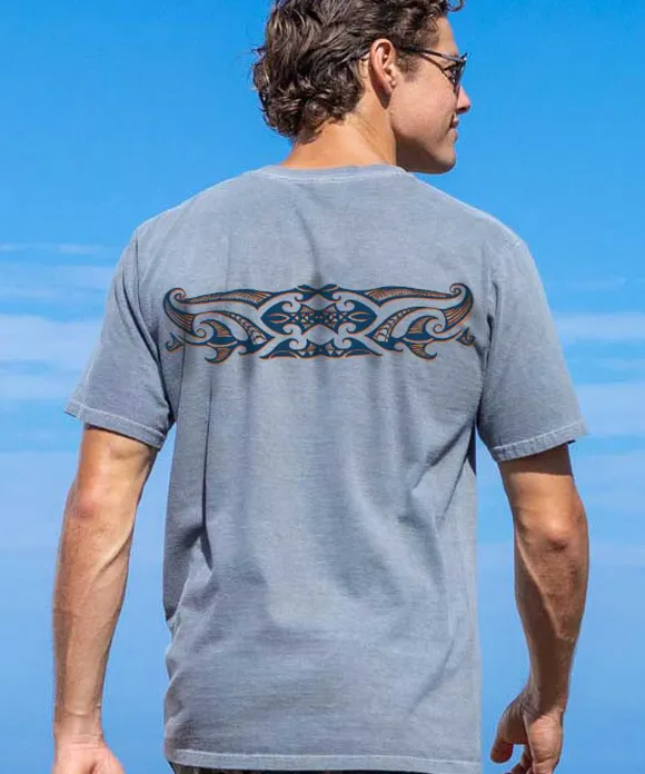 T-Shirts>Crazy Shirts T Nani Eono - Crater Dyed® Short Sleeve Crewneck T-Shirt